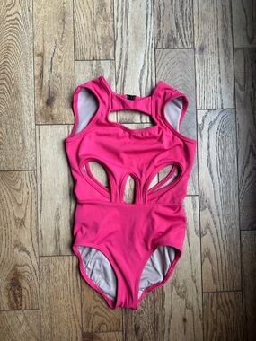 Five Dancewear Pink Cutout Leotard!